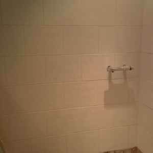 first shower room job yet to be completed