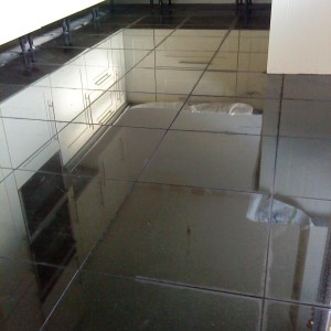 Nigerian granite floor