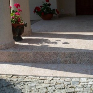 Flamed granite - terrace