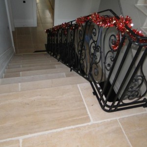 stone stair case