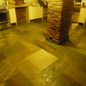 oyster slate floor