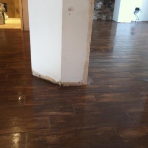 wood plank tiling