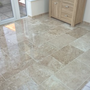 Polished Marble Dinner/orangery Floor