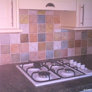 Barn con grouted 6 different colours in random