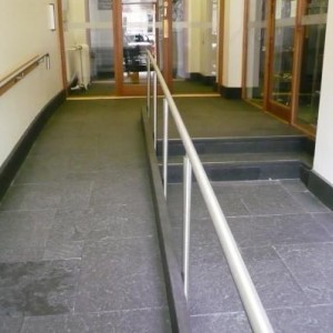 Caithness Flagstone butted joints entry to shops and offices