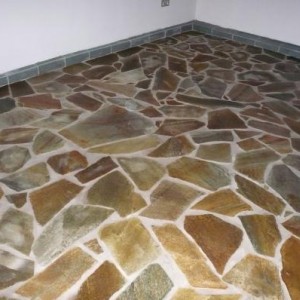 Custom crazy paving