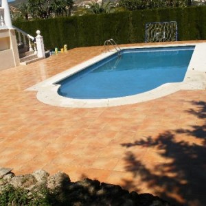 Patio tiling