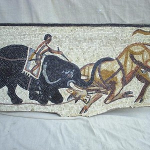 Bull and Elephant. Original in vatican Museum. 5mm