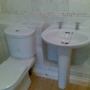 Complete bathroom installation, boxing, suite intallation, and of course tiling.