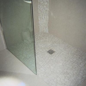 Wetroom - Polished porcelain & stone mosaic