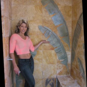 Grand Wall Tile Mural Tropical