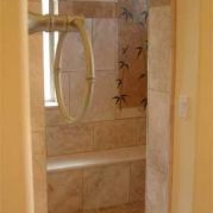 Bamboo Shower Mural 179x319