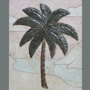 Palm Tree Splash Mural 235x288