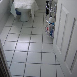 bathroom floor