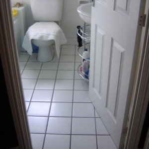 Bathroom floor