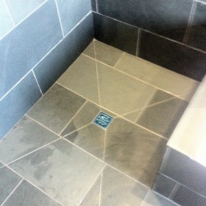 Slate wet room