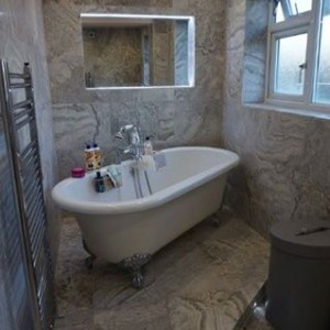 Marble bathroom