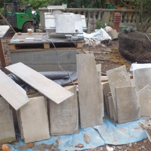 reclaimed limestone from palais de justis nantes