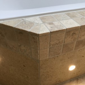 Travertine mosaic