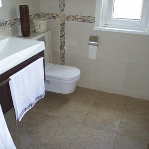 bathroom floors and walls