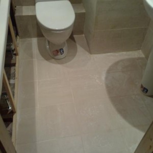 bathroom floor