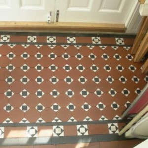 After - Edwardian tiles