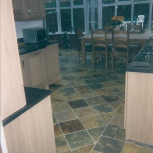 INDIAN MULTICOLOUR SLATE - 300X300mm