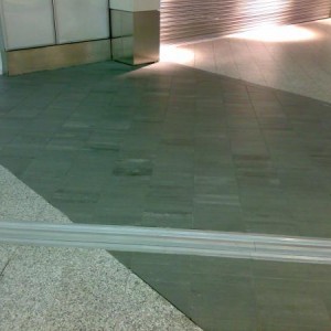 stansted airport floor tiling