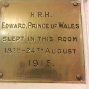 Royal Hotel Bedroom Door Plaque 
.....and so did I !!!