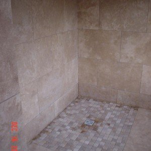 flawless travertine installation