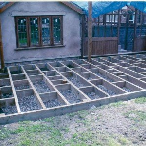 deck building solo excavation and framing