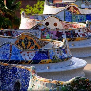 park guell garden complex barcelona