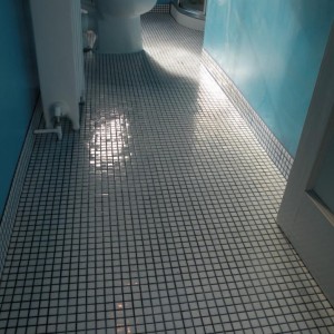 Mapei Space Blue grout- urghhh to use!!....