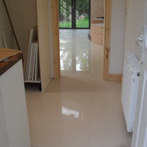 50 sq mtr Floor
B&Q 60x60
Polished Porcelain