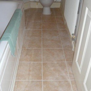 H Ellis 3 bathroom   tiled and grouted