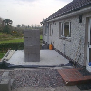 sun room subfloor, ready to start the main build