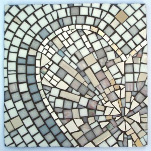 White Heart Mosaic