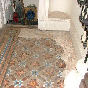 tiles removed prior to rescreeding & restoration murray