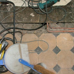 KW front room threshold during works