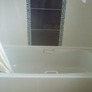 tiled bath panel