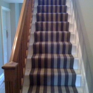 custom stripe carpet