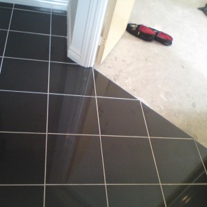 Polished Granite tiles...hard work!!!