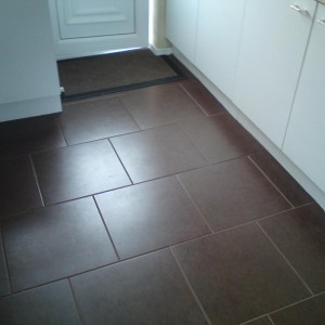 Kitchen floor.