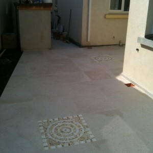 Limestone 60x60 patio