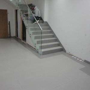 reception area and full stair case