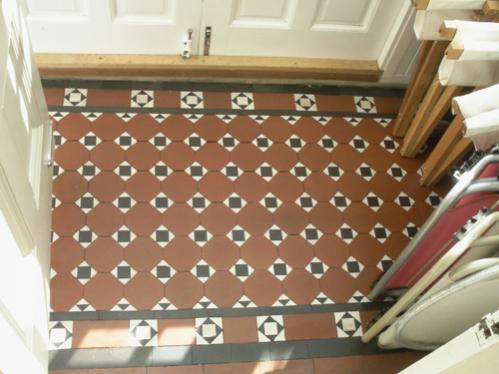 After - Edwardian tiles