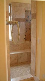 Bamboo Shower Mural 179x319