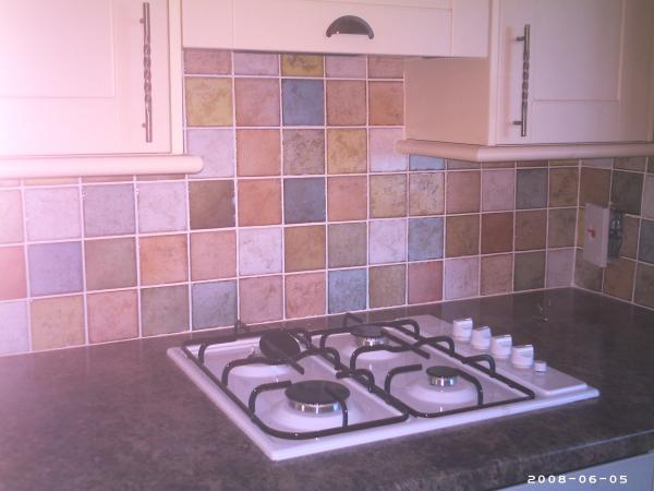 Barn con grouted 6 different colours in random