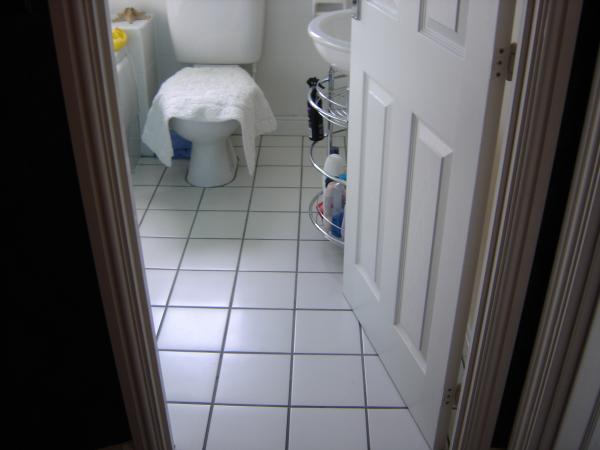 Bathroom floor