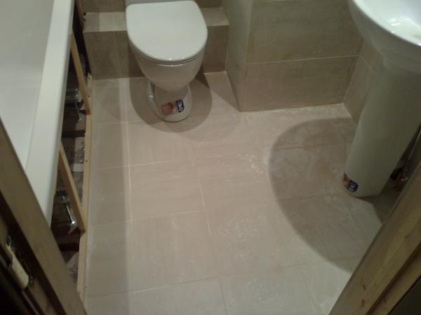 bathroom floor